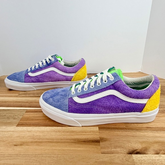 Vans x Anderson Paak Old Skool Ziti Purple Blue Yellow Green Shoes Men 10 - Picture 4 of 10